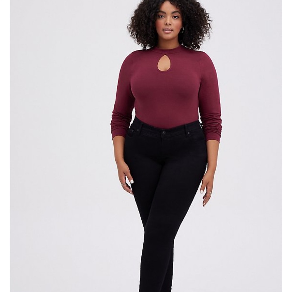 Wine Red Torrid Foxy Tee